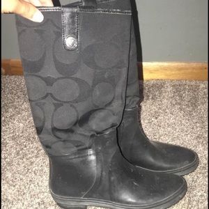 Coach rainboots